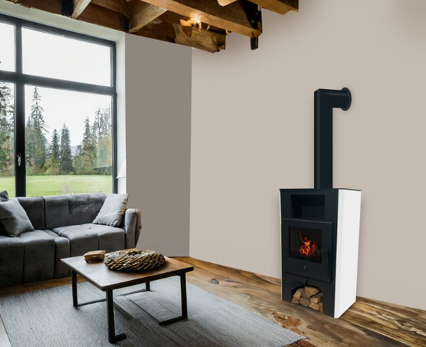 KARMA WOODY krbová kamna 3,5-7kW, bílá